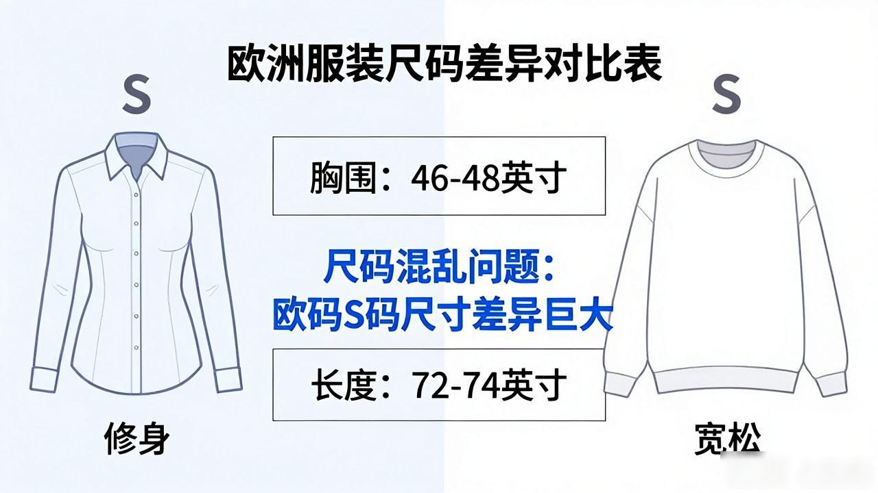 买欧洲衣服踩雷？S码到底大多少？看完这篇不花冤枉钱